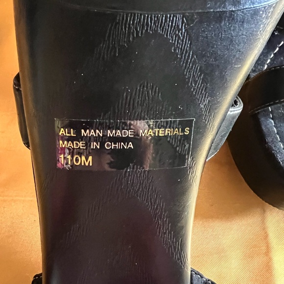 y2k leather and velvet sandals - Picture 6 of 6